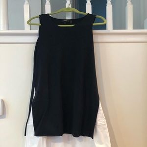 Theory NWOT Jersey/poplin dress